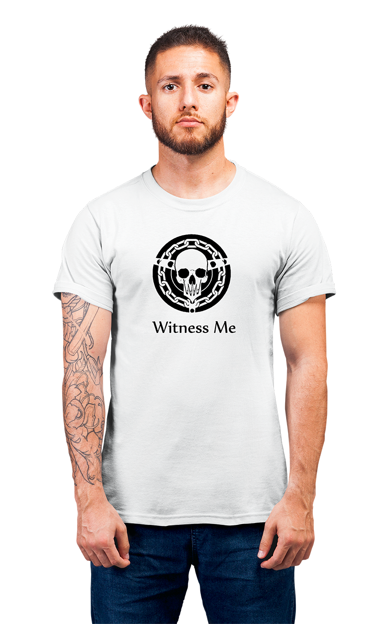 Sweaty Armpits Premium Unisex Printed T-shirts Mad Max Fury Road Witness Me Skull Minimalistic Design
