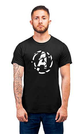 Minimalist movie-inspired T-shirt with a round neck and breathable 180 GSM material