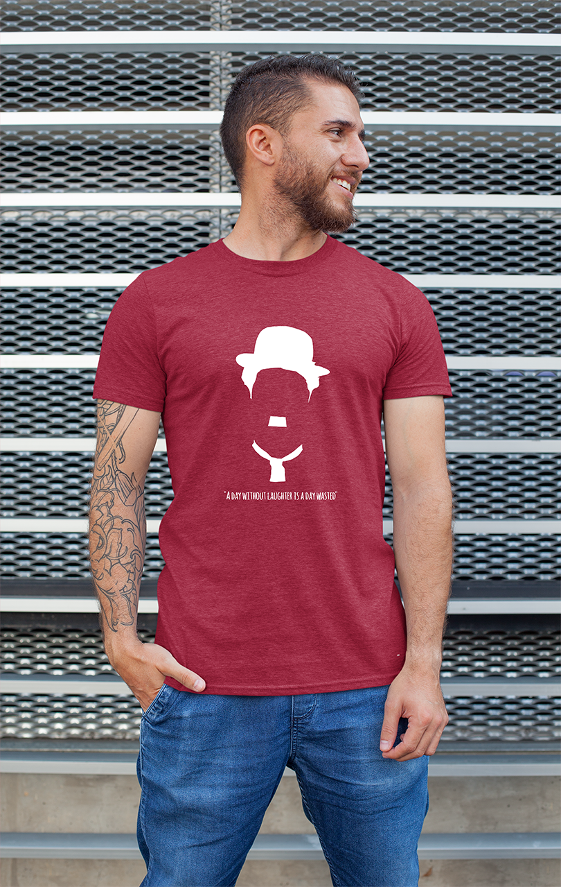 Sweaty Armpits Premium Unisex Printed T-shirts of charlie chaplin Movies