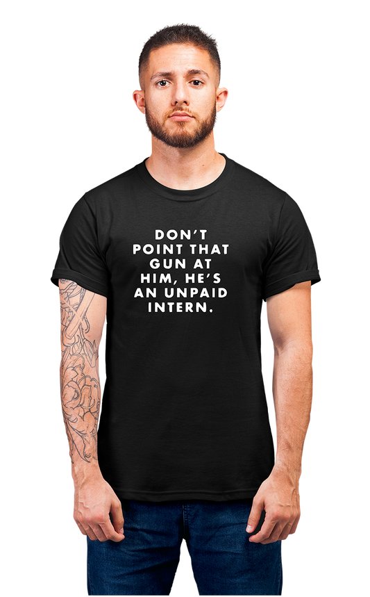 Minimalist movie-inspired T-shirt with a round neck and breathable 180 GSM material