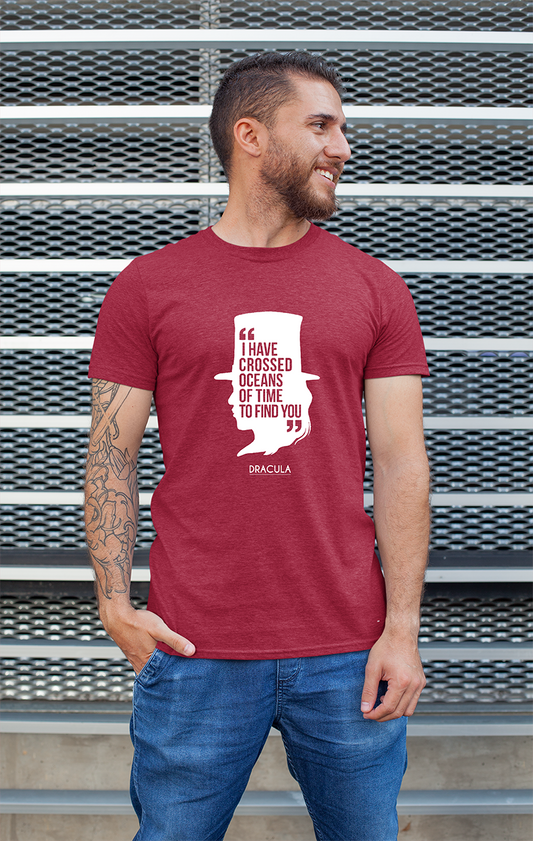 Minimalist movie-inspired T-shirt with a round neck and breathable 180 GSM material
