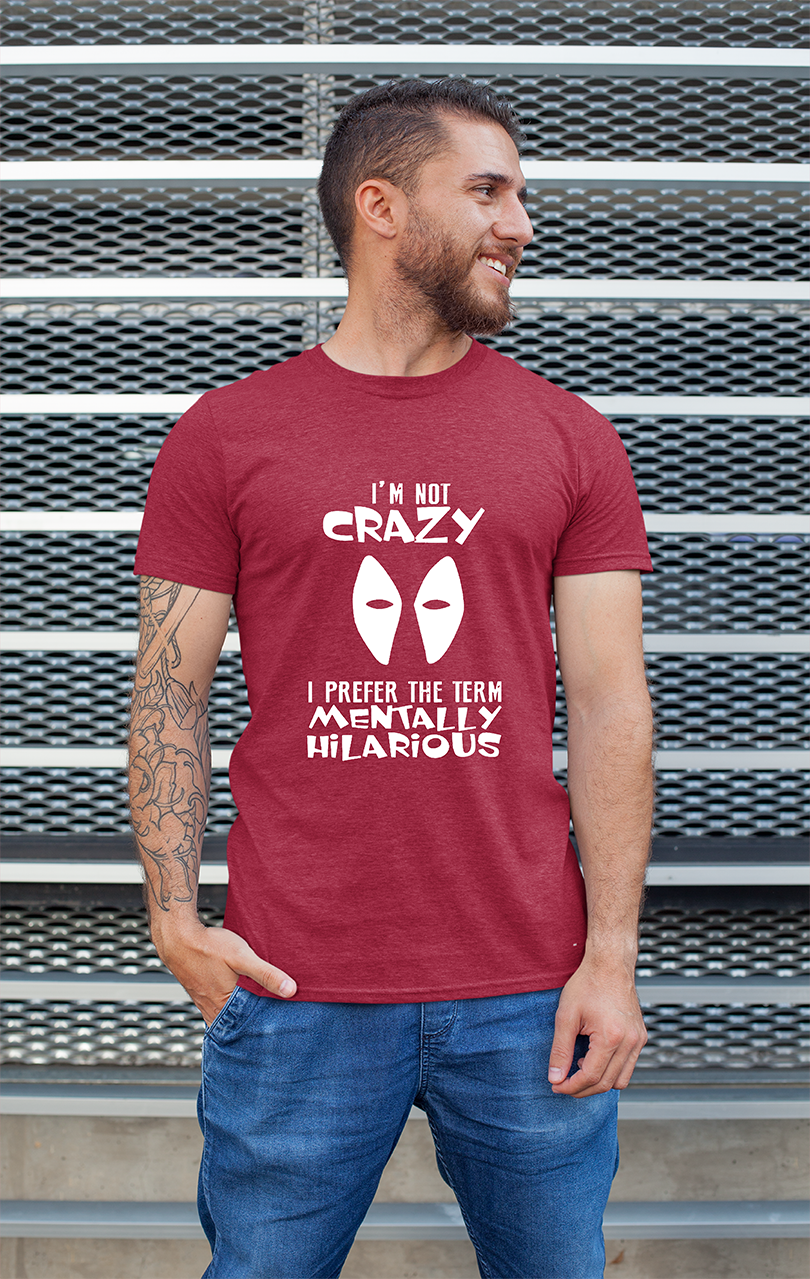 Sweaty Armpits Premium Unisex Printed T-shirts Marvel's Universe Deadpool Iconic Funny Quote Minimalistic Design