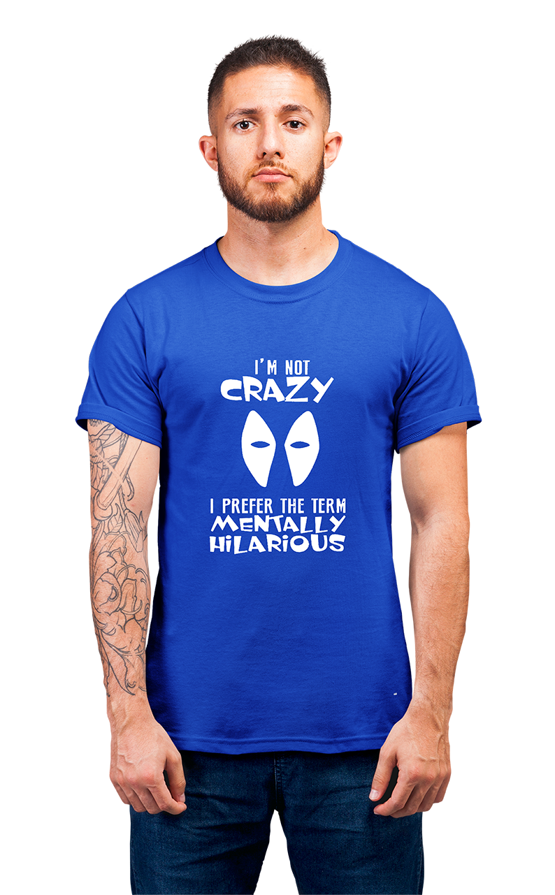 Sweaty Armpits Premium Unisex Printed T-shirts Marvel's Universe Deadpool Iconic Funny Quote Minimalistic Design