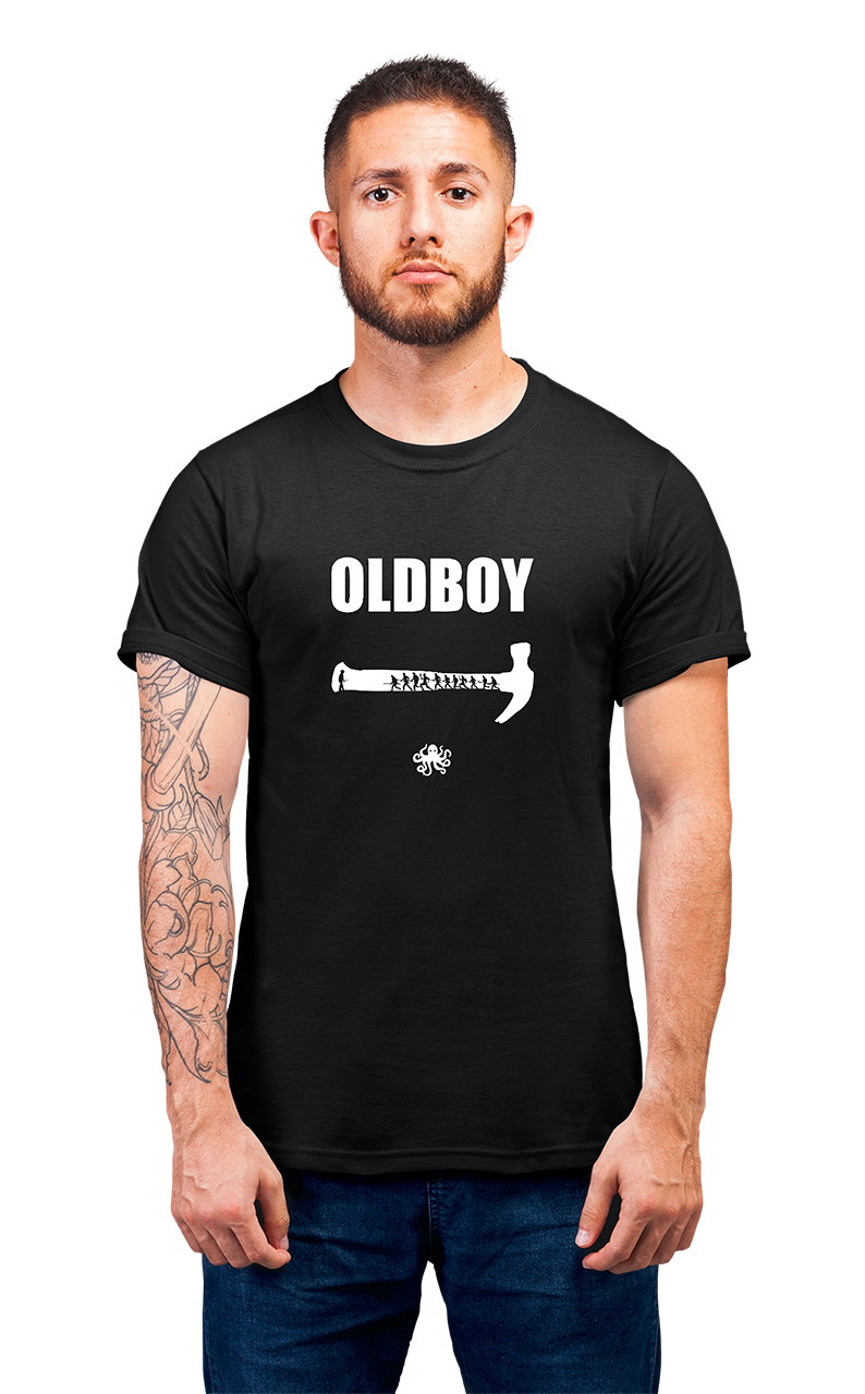 Sweaty Armpits Premium Unisex Printed T-shirtKoean Classic Movie "Oldboy" Park Chan-Wook Minimalistic Design