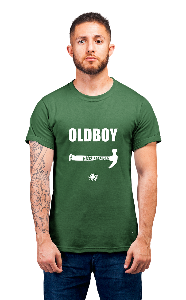 Sweaty Armpits Premium Unisex Printed T-shirtKoean Classic Movie "Oldboy" Park Chan-Wook Minimalistic Design
