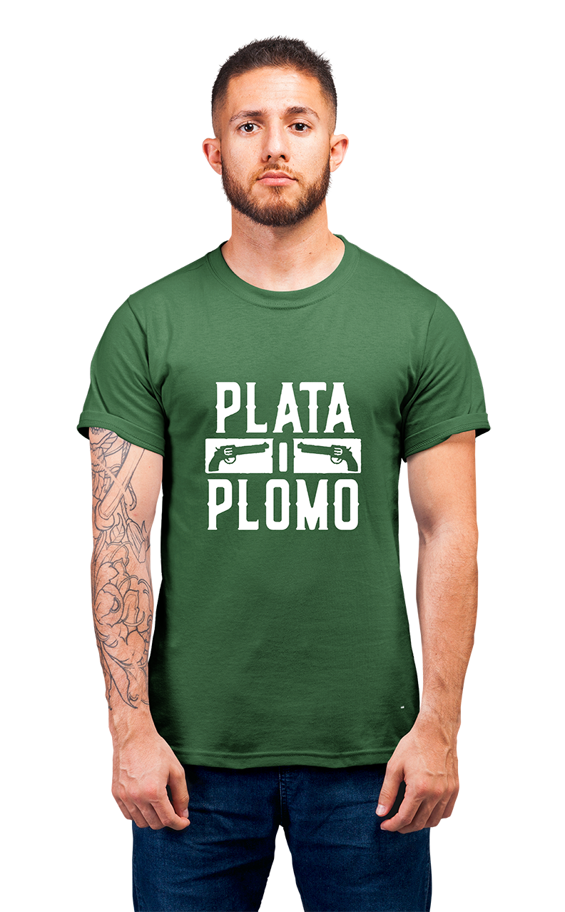 Sweaty Armpits Premium Unisex Printed T-shirt Plata A Plomo Narcos Netflix Original Show Pablo Escobar Minimalistic Design