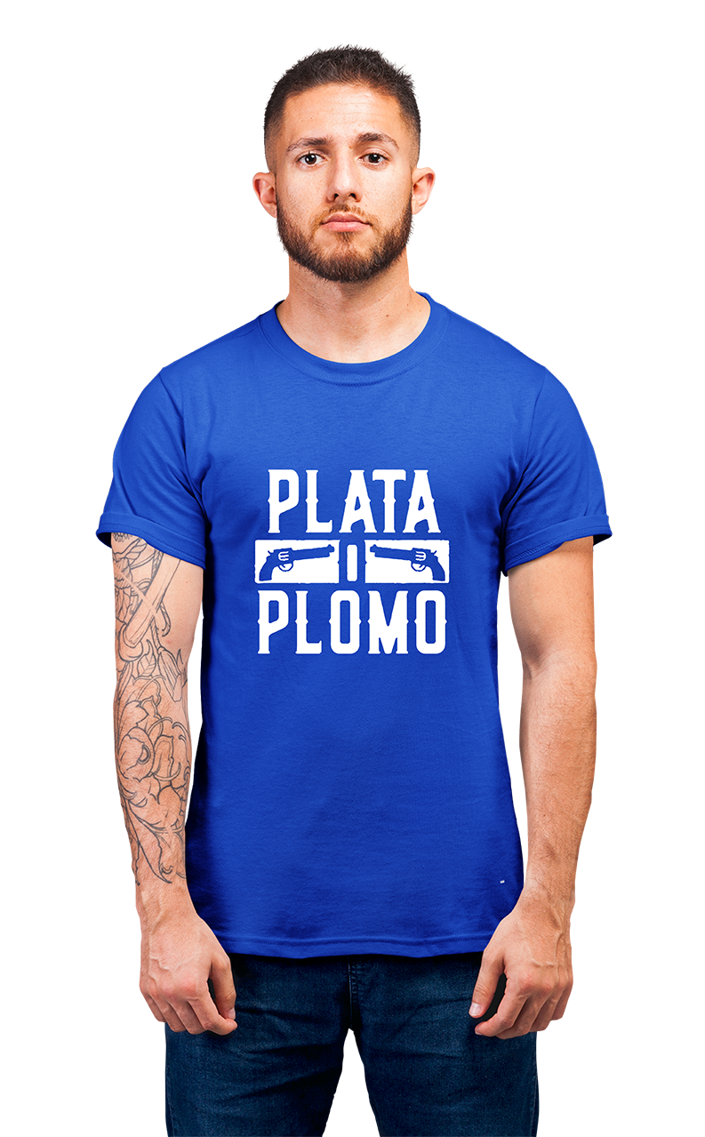 Sweaty Armpits Premium Unisex Printed T-shirt Plata A Plomo Narcos Netflix Original Show Pablo Escobar Minimalistic Design