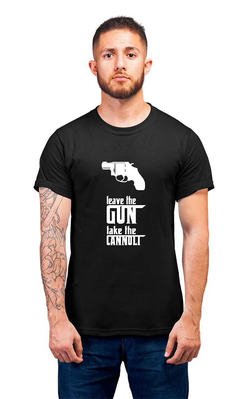 Minimalist movie-inspired T-shirt with a round neck and breathable 180 GSM material