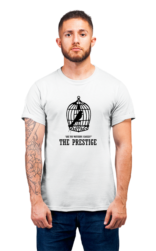 Minimalist movie-inspired T-shirt with a round neck and breathable 180 GSM material