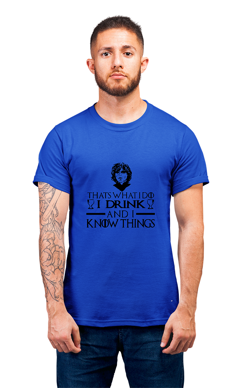 Sweaty Armpits Premium Unisex Printed T-shirt Game Of Thrones Tyrion Epic Quote Minimalistic Design