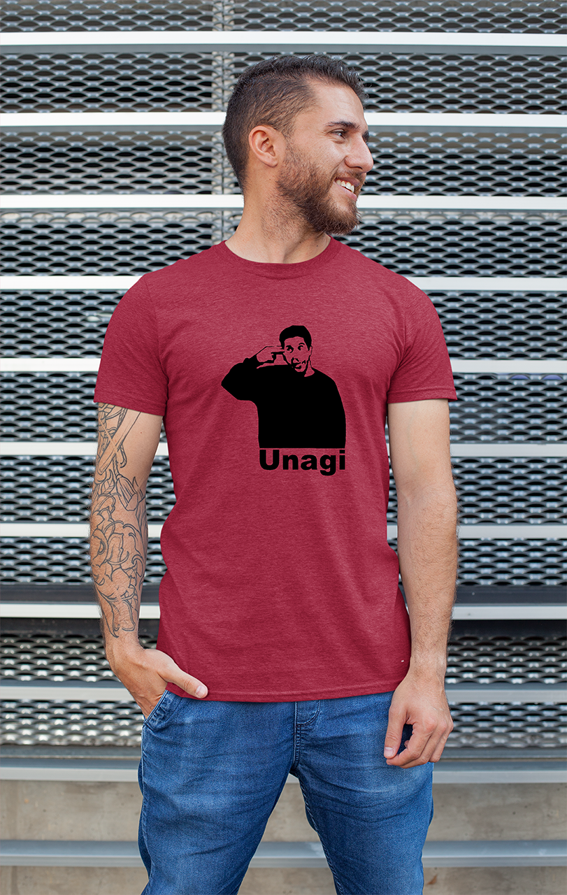 Sweaty Armpits Premium Unisex Printed T-shirt "Friends" Ross Unagi Minimalistic Design