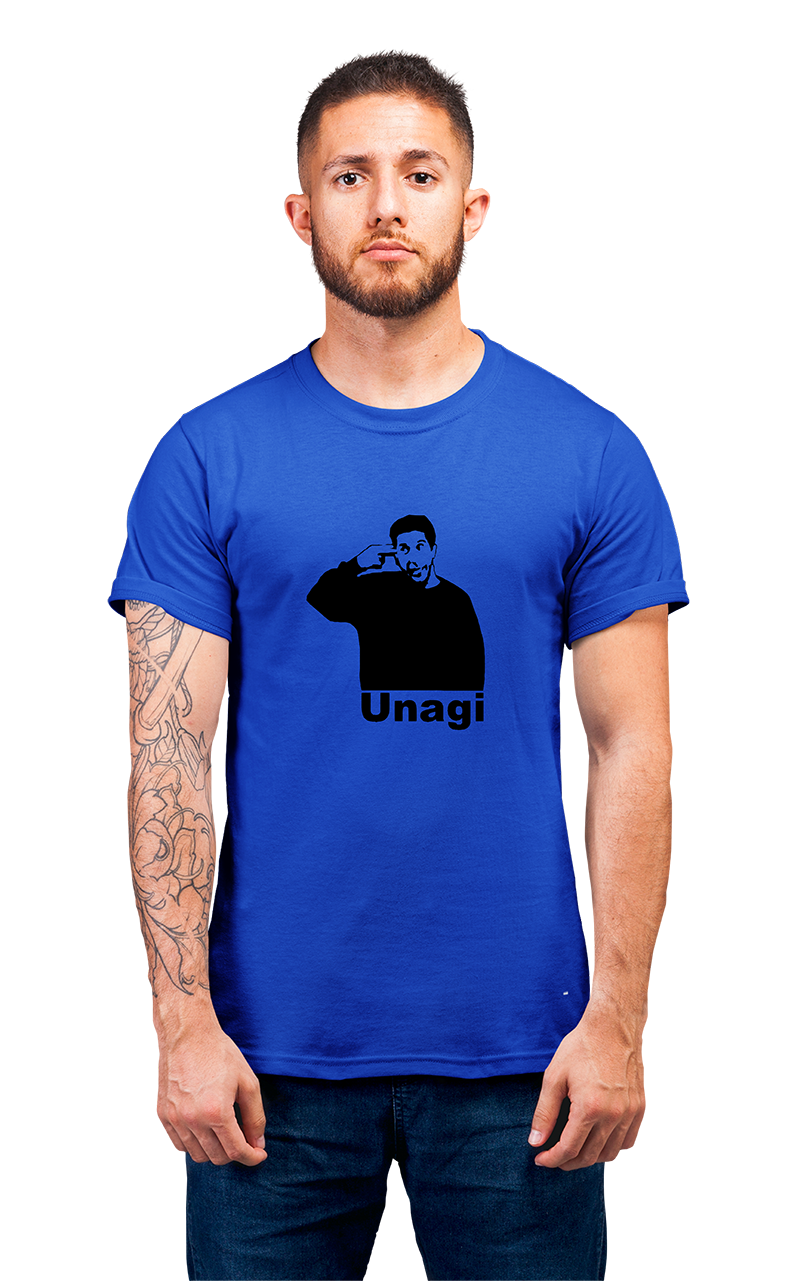 Sweaty Armpits Premium Unisex Printed T-shirt "Friends" Ross Unagi Minimalistic Design